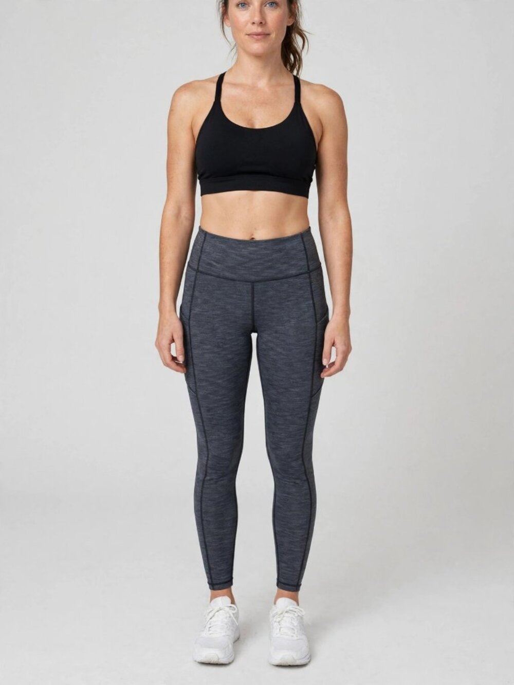 Lululemon Size 6 Gray High-Waisted Leggings